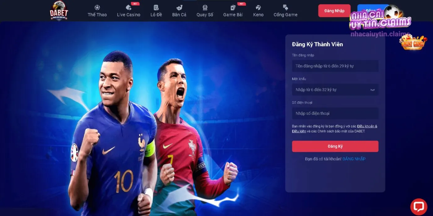 Các bước tham gia tỷ lệ bóng đá trực tuyến tại Dabet nhanh chóng