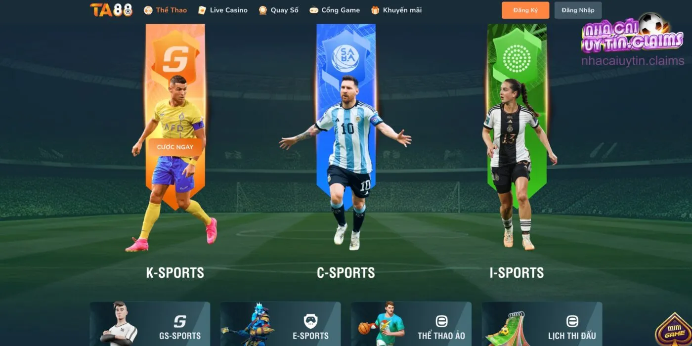 Hội viên có thể lựa chọn các sảnh cược theo sở thích của mình