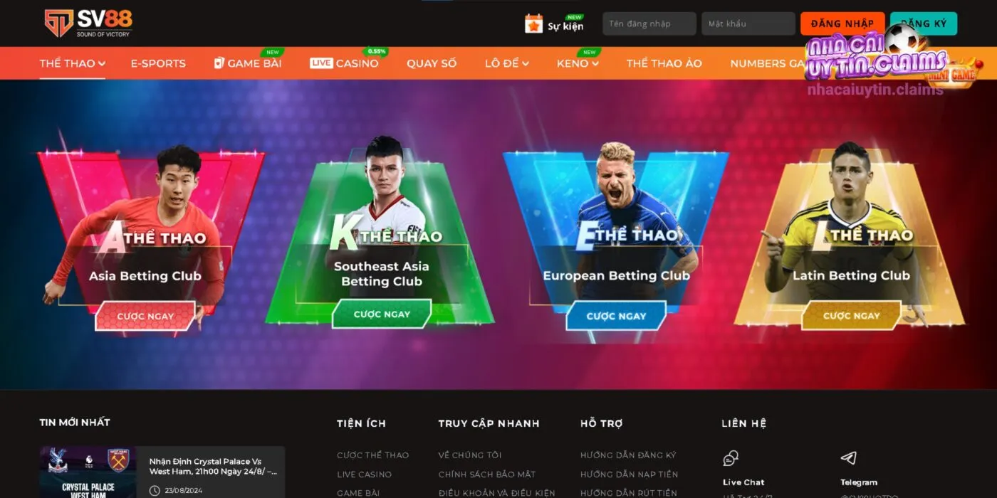 Kèo Bóng Đá Trực Tuyến Tại Nhà Cái SV88