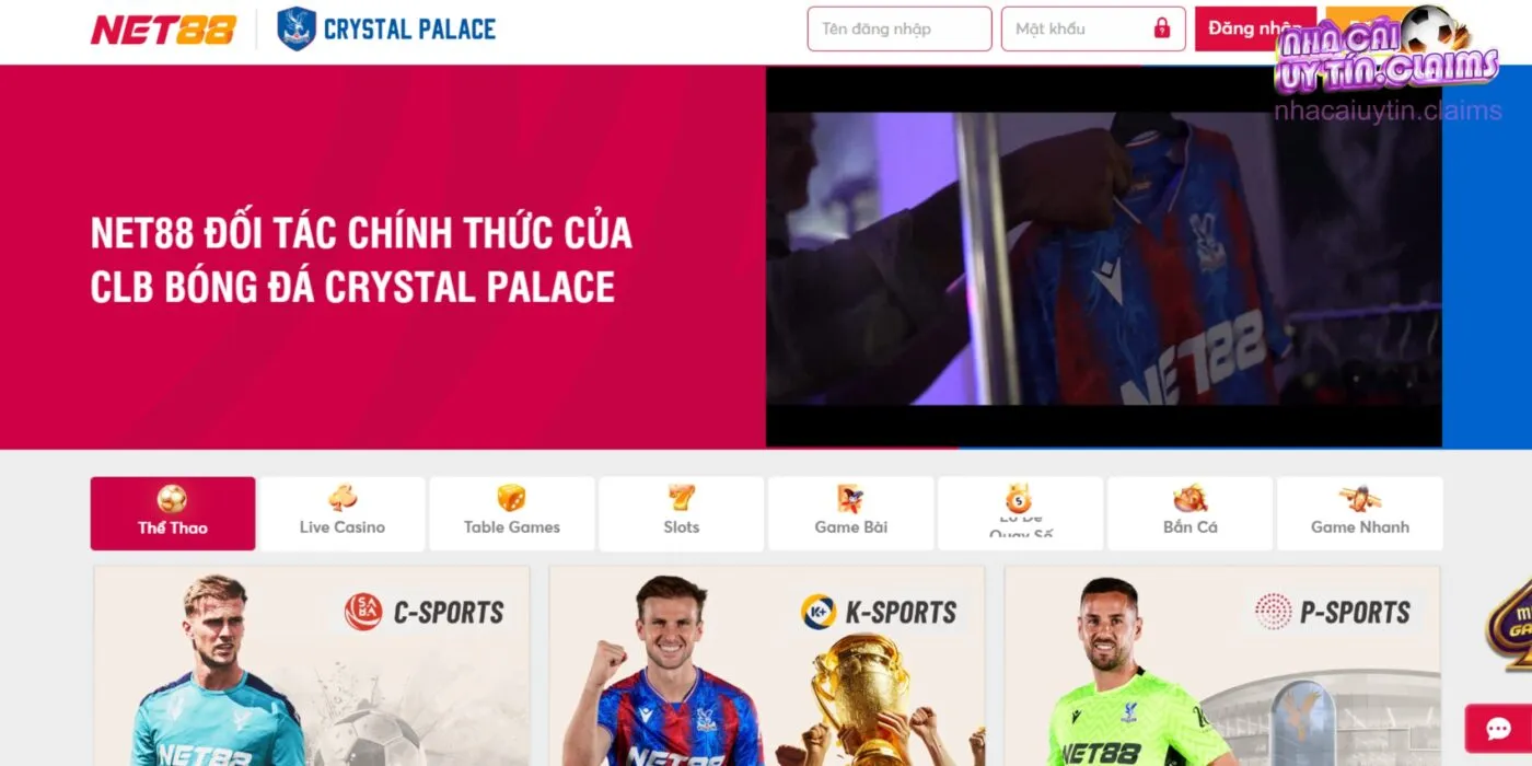 Nhà cái có giao diện thân thiện, hiển thị rõ ràng